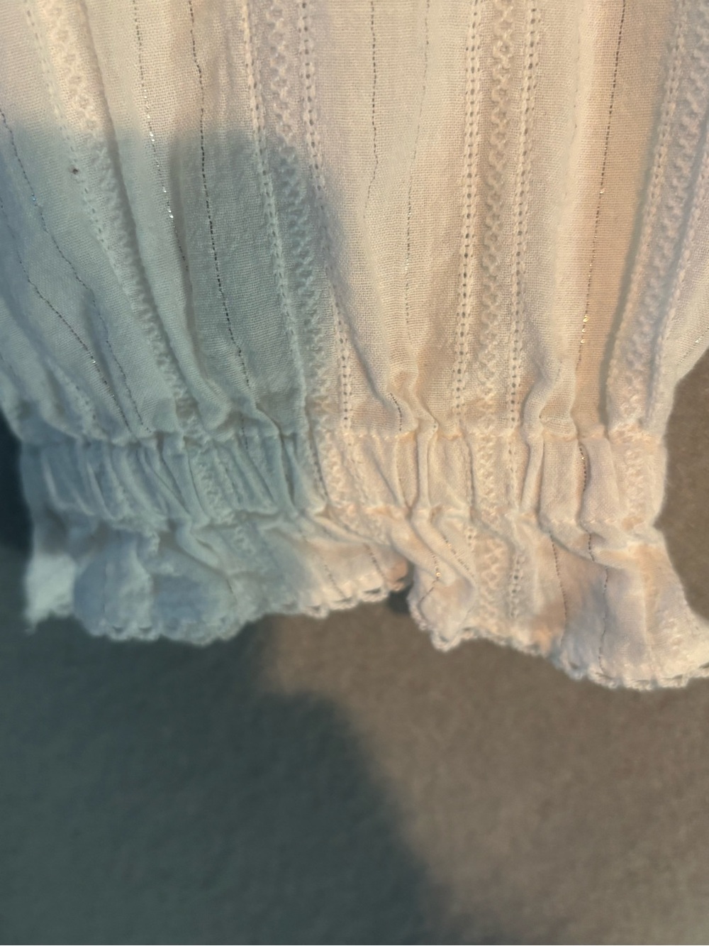 Charter Club White Peasant Blouse and includes a coral color also, see photos - Picture 9 of 11